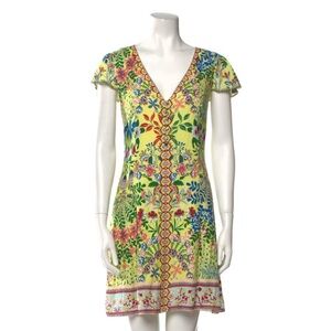 Alice + Olivia Multicolor Floral Mini Dress